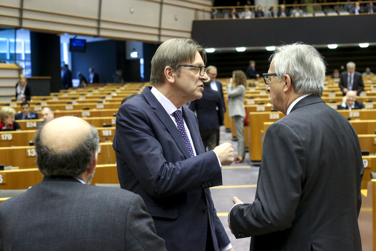 Fotografie 9: Plenary session week 13 in Brussels - European Council and Commission statements - Conclusions of the European Council  meeting - 19-20 March 2015