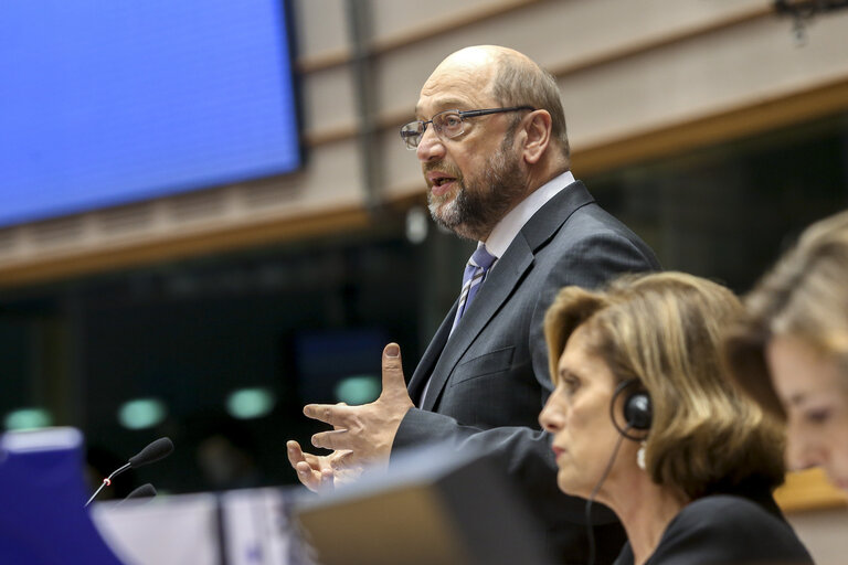 Nuotrauka 12: Plenary session week 13 in Brussels - European Council and Commission statements - Conclusions of the European Council  meeting - 19-20 March 2015