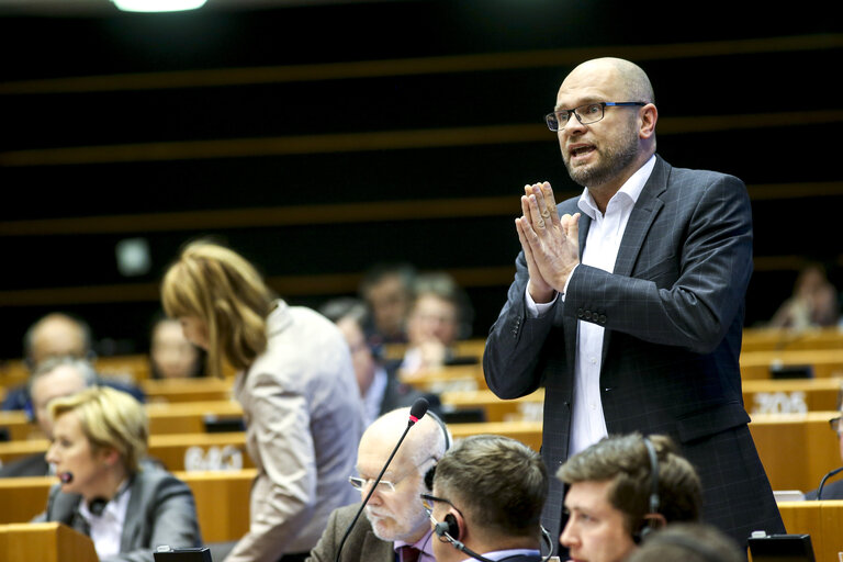 Nuotrauka 1: Plenary session week 13 in Brussels - European Council and Commission statements - Conclusions of the European Council  meeting - 19-20 March 2015