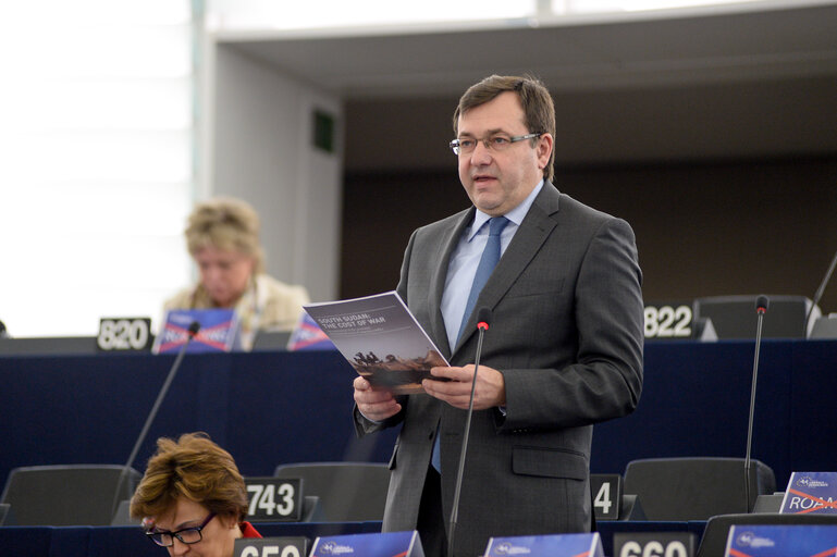 Fotografie 22: Plenary session week 11 2015 in Strasbourg - South Sudan, including recent child abductions