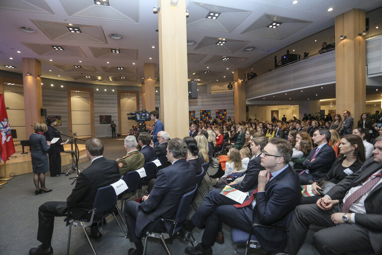 Fotografia 18: 25th anniversary of Independence of Lithuania celebration