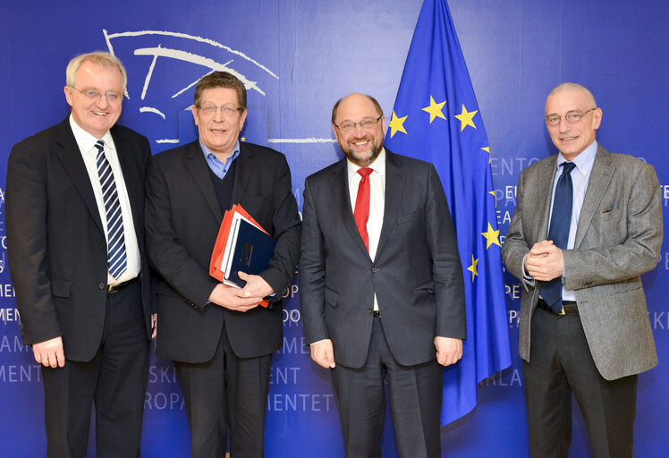 Martin SCHULZ - EP President meets with MEPs