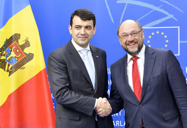 Martin SCHULZ - EP President meets with Chiril GABURICI, Prime-Minister of the Republic of Moldova