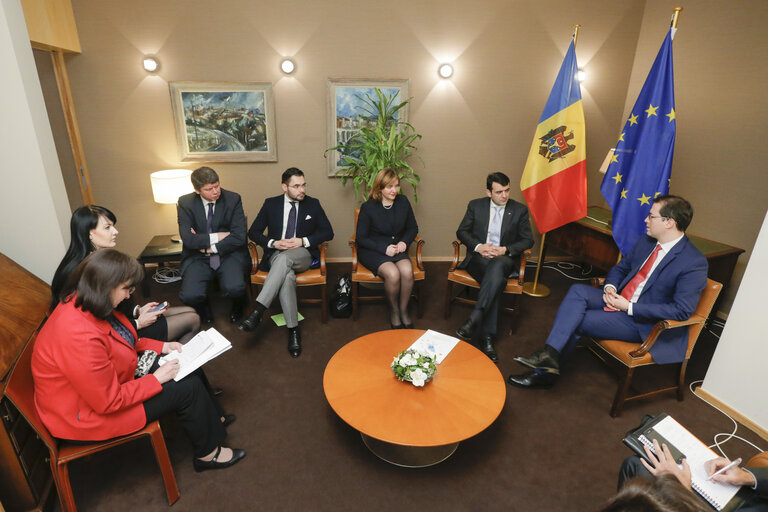 Foto 4: EU - Moldova Parliamentary Committee Meeting with Prime ministrer of Moldova