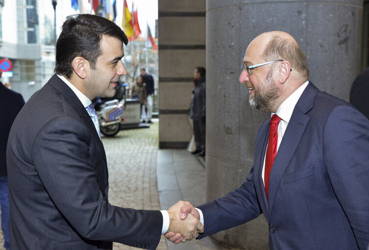 Martin SCHULZ - EP President meets with Chiril GABURICI, Prime-Minister of the Republic of Moldova