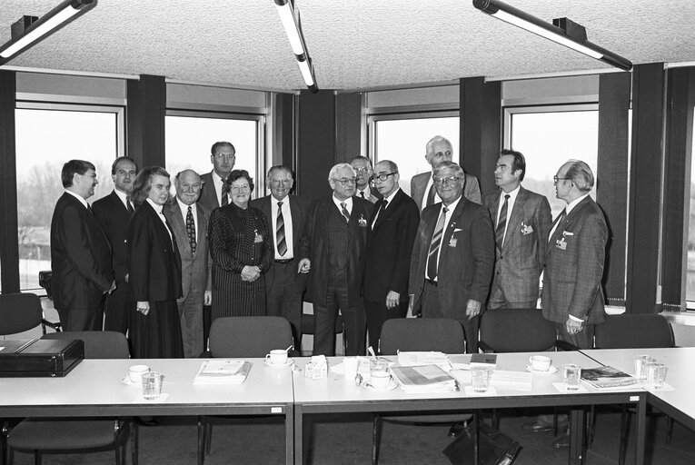 Fotografija 2: High level visitors at the EP in Strasbourg