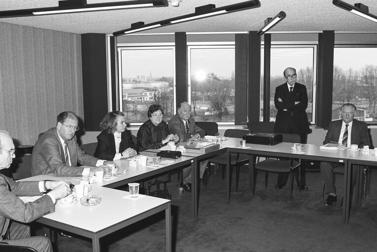 Photo 4: High level visitors at the EP in Strasbourg