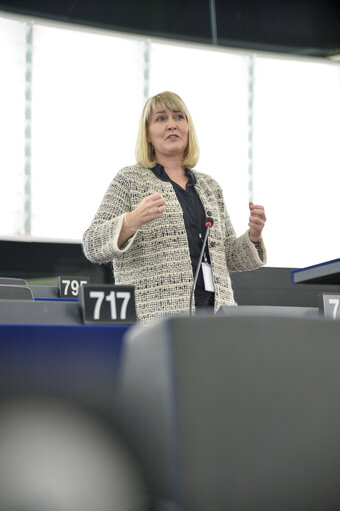 Photo 8: Plenary session week 47 2016 in Strasbourg  - Outcome of COP 22 in Marrakesh  Council and Commission statements