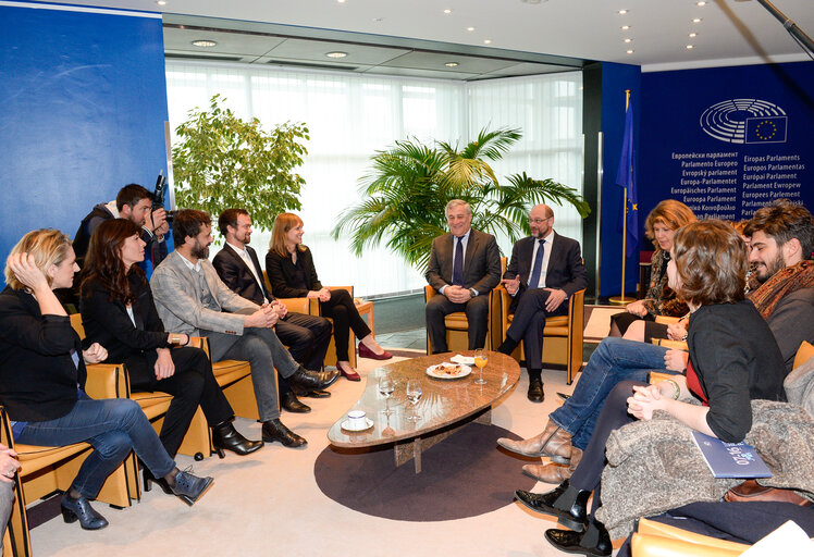 Foto 2: LUX Prize  EP President meets the laureates.