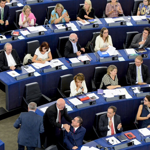 Fotografie 3: State of the Union 2016 - Statement by the President of the Commission - Plenary session week 37 at the EP in Strasbourg