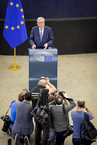 Fotografie 40: State of the Union 2016 - Statement by the President of the Commission - Plenary session week 37 at the EP in Strasbourg