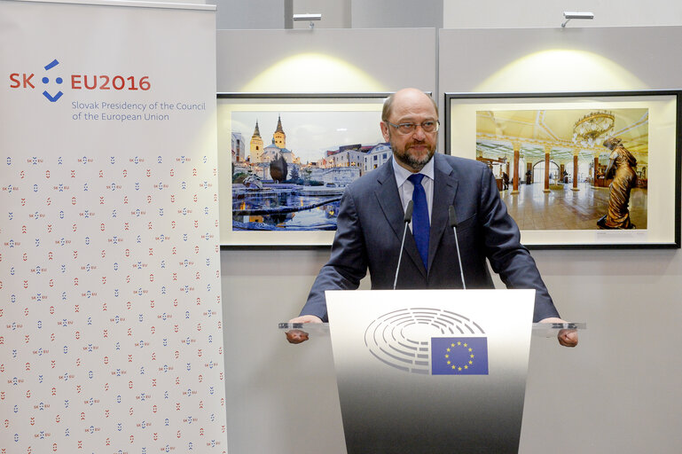 Fotografie 5: EP President attends the opening of a photo exhibition of the Slovak Presidency