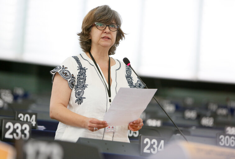 Foto 4: Plenary session in Strasbourg - Week 27  2016. Explanations of votes