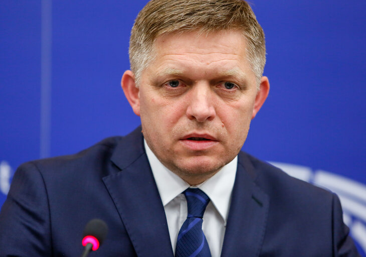 Fotografie 4: Official visit of Slovak Prime Minister to the European Parliament in Strasbourg.