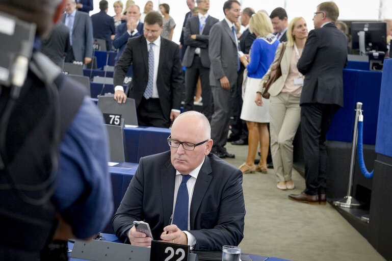 Fotografie 44: State of the Union 2016 - Statement by the President of the Commission - Plenary session week 37 at the EP in Strasbourg