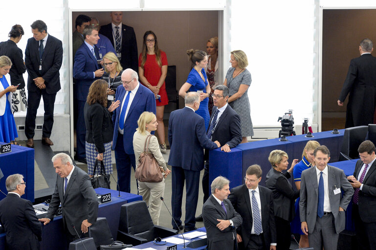 Fotografie 45: State of the Union 2016 - Statement by the President of the Commission - Plenary session week 37 at the EP in Strasbourg