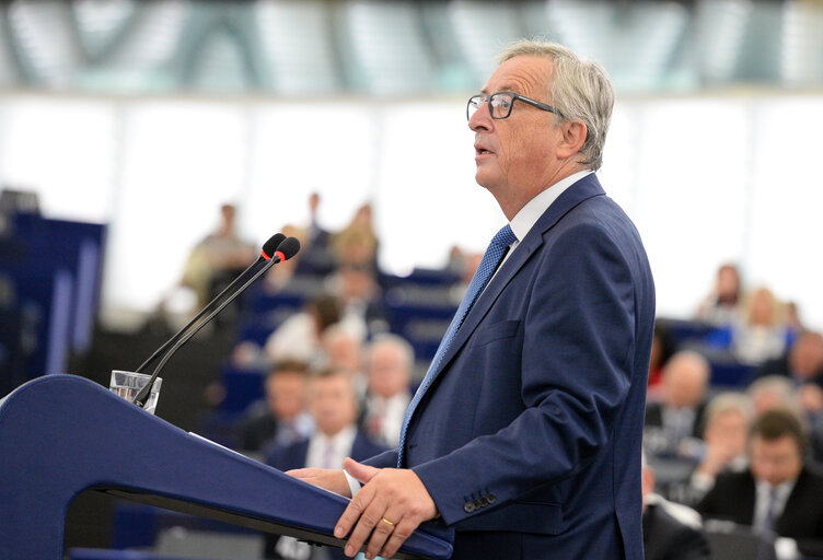 Fotografie 16: State of the Union 2016 - Statement by the President of the Commission - Plenary session week 37 at the EP in Strasbourg