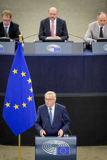 Fotografie 39: State of the Union 2016 - Statement by the President of the Commission - Plenary session week 37 at the EP in Strasbourg