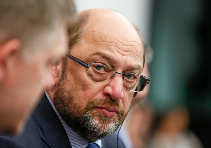 Fotografie 9: Official visit of Slovak Prime Minister to the European Parliament in Strasbourg.