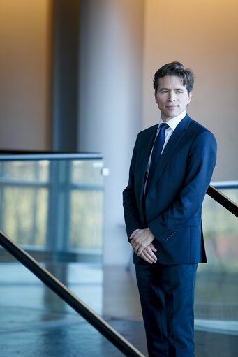 Geoffroy DIDIER in the European Parliament in Strasbourg