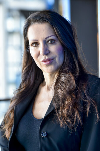 Fotografi 5: Barbara KAPPEL in the European Parliament in Strasbourg