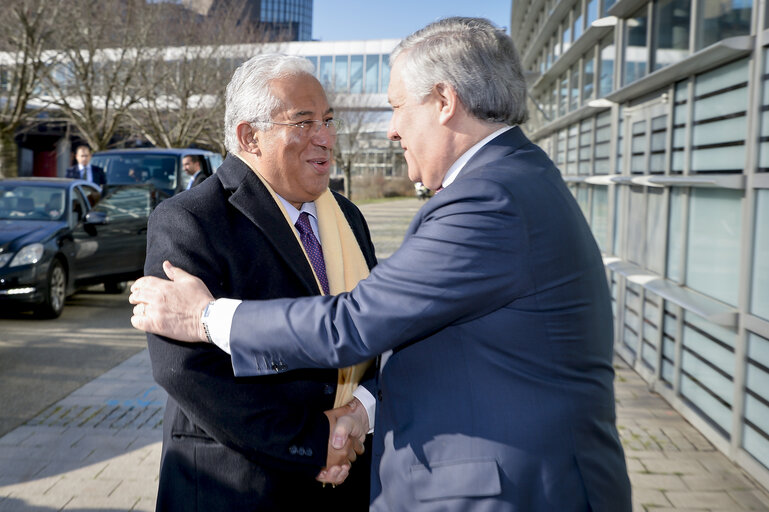 Fotografija 6: Antonio TAJANI - EP President meets with António COSTA - Prime Minister of Portugal