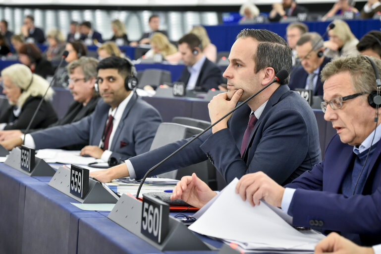 Fotografie 6: Arndt KOHN voting in plenary session in Strasbourg