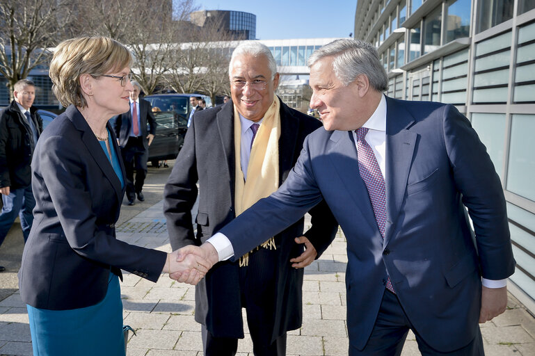 Fotografija 7: Antonio TAJANI - EP President meets with António COSTA - Prime Minister of Portugal