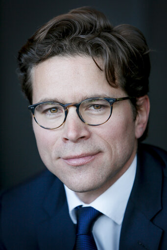 Geoffroy DIDIER in the European Parliament in Strasbourg