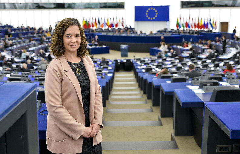 Foto 13: Sofia RIBEIRO in the European Parliament in Strasbourg