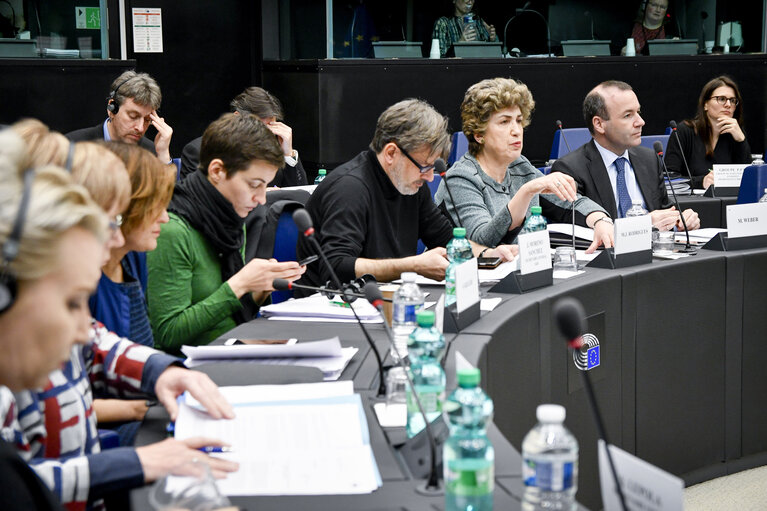 Foto 5: Conference of Presidents at the EP in Strasbourg