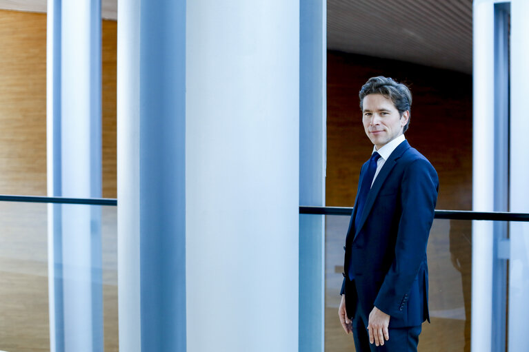 Fotografija 3: Geoffroy DIDIER in the European Parliament in Strasbourg