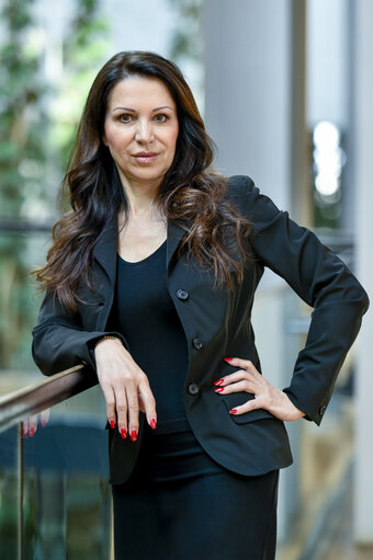 Fotografija 24: Barbara KAPPEL in the European Parliament in Strasbourg