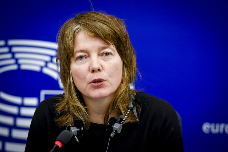 Nuotrauka 7: Press Conference on Gender Equality in EU trade agreements report vote