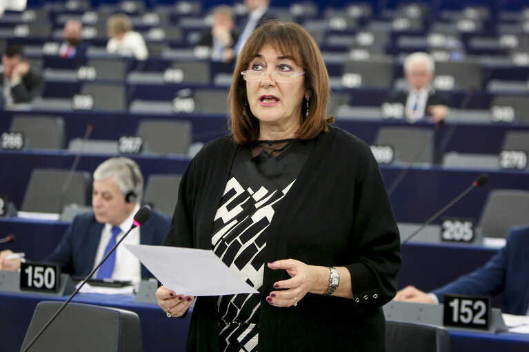 Photo 5: Plenary session - Preparation of the European Council meeting of 22 and 23 March 2018