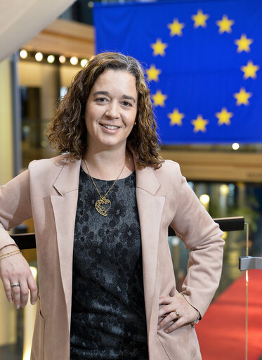 Foto 4: Sofia RIBEIRO in the European Parliament in Strasbourg