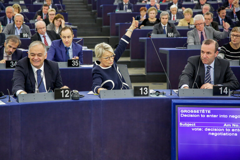 Fotografia 3: Plenary session, debate on Preparation of the European Council meeting of 22 and 23 March 2018