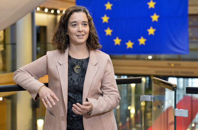 Foto 5: Sofia RIBEIRO in the European Parliament in Strasbourg