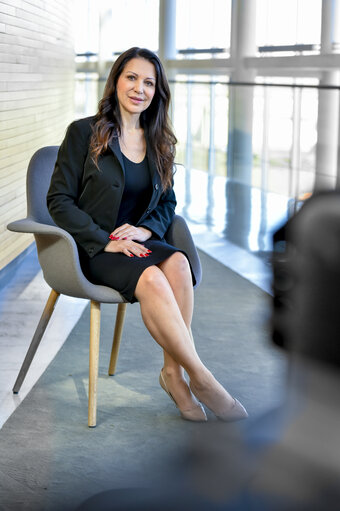 Fotografija 18: Barbara KAPPEL in the European Parliament in Strasbourg