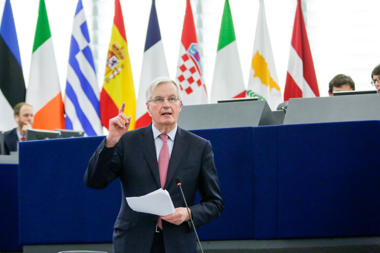 Fotografia 17: Plenary session, debate on Preparation of the European Council meeting of 22 and 23 March 2018