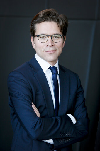 Geoffroy DIDIER in the European Parliament in Strasbourg