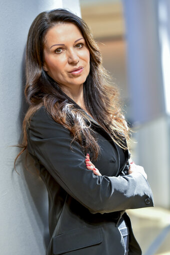 Fotografija 10: Barbara KAPPEL in the European Parliament in Strasbourg