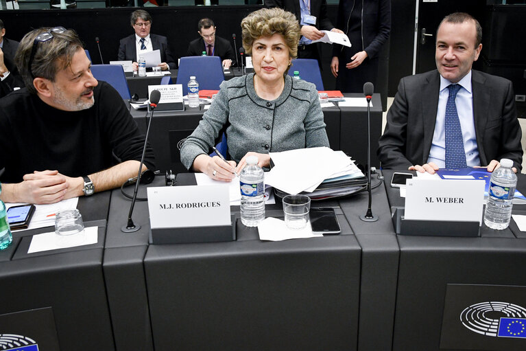 Foto 11: Conference of Presidents at the EP in Strasbourg