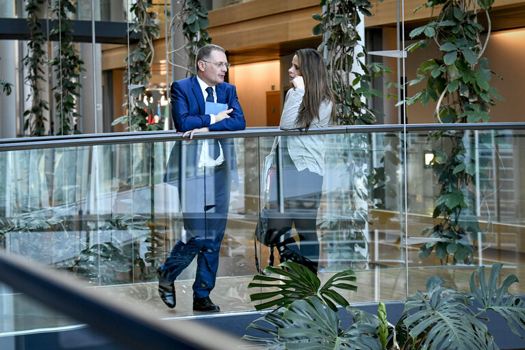 Fotografija 8: Philippe JUVIN in the European Parliament in Strasbourg