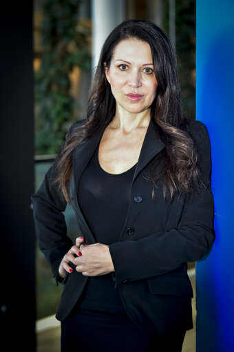 Fotografi 8: Barbara KAPPEL in the European Parliament in Strasbourg