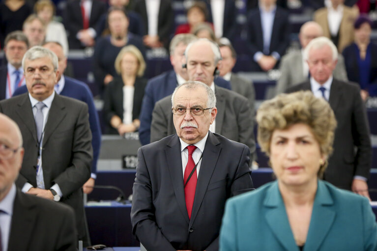 Plenary session - Minute of silence to honour Jens NILSSON