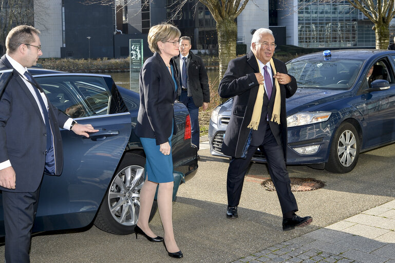 Fotografija 10: Antonio TAJANI - EP President meets with António COSTA - Prime Minister of Portugal