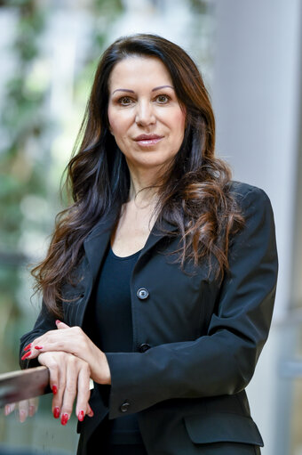 Barbara KAPPEL in the European Parliament in Strasbourg