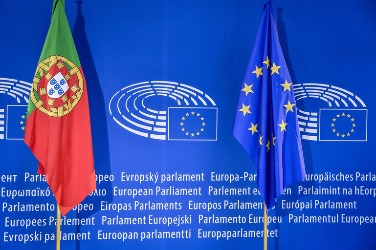 Antonio TAJANI - EP President meets with António COSTA - Prime Minister of Portugal