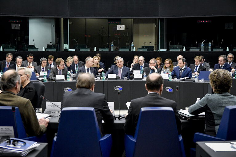 Foto 1: Conference of Presidents at the EP in Strasbourg